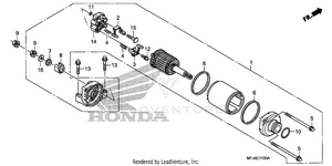 Starter Motor Schematic