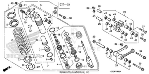 Rear Shock Absorber Schematic