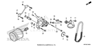 Oil Filter@oil Pump Schematic