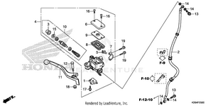 Front Brake Master       Cylinder Schematic