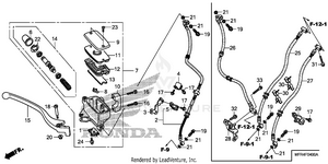 Front Brake Master       Cylinder Schematic