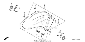 Front Fender Schematic