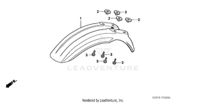 Front Fender Schematic