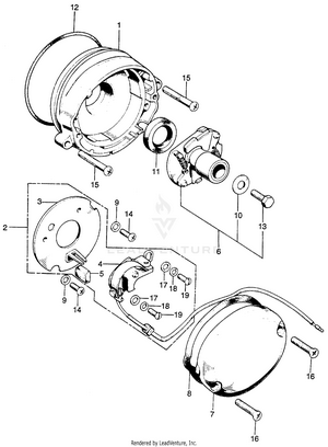 Points + Spark Advancer Schematic