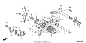 Gearshift Drum Schematic