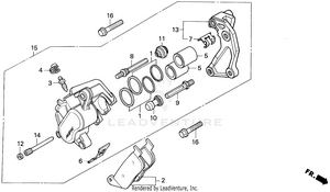 Vt1100c Front Brake Caliper Schematic