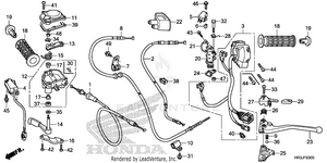 Handle Lever@switch@cable Schematic