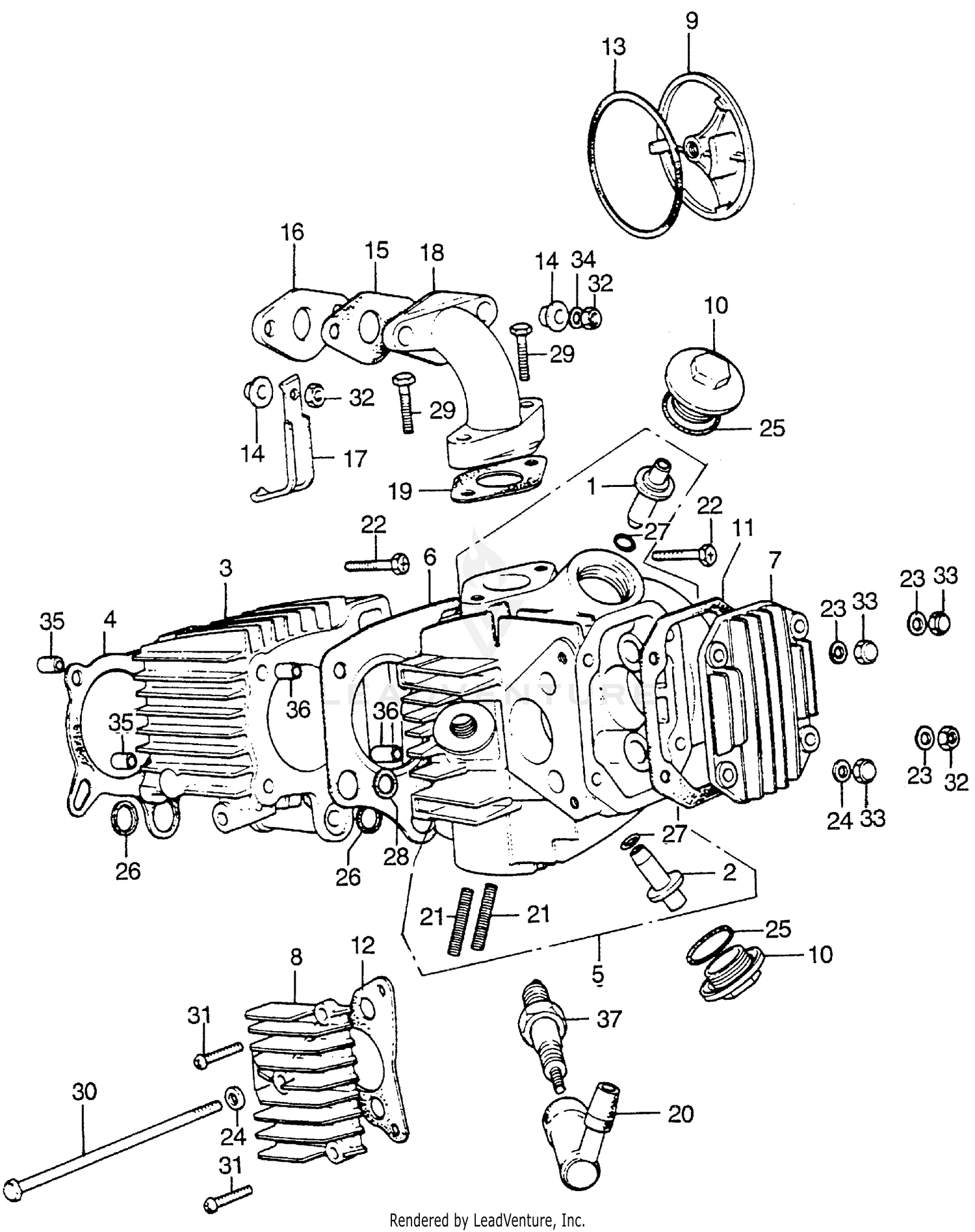 CYLINDER@CYLINDER HEAD   @CYLINDER HEAD COVER
