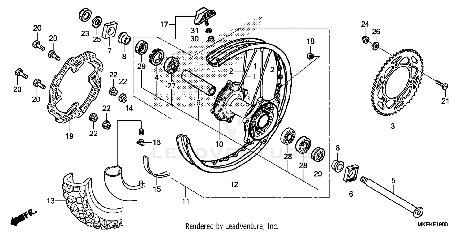 REAR WHEEL