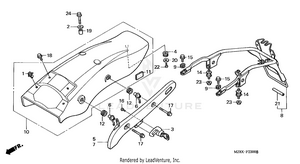 Rear Fender Schematic