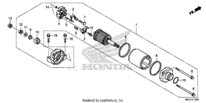 Starting Motor Schematic