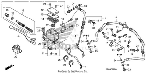 Front Brake Master Cylinder Schematic