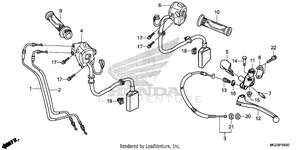 Handle Lever@switch@cable Schematic