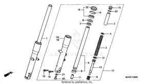 Front Fork Schematic