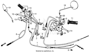 Control Levers + Cable + Switches Schematic