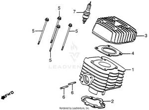 Cylinder Head Schematic