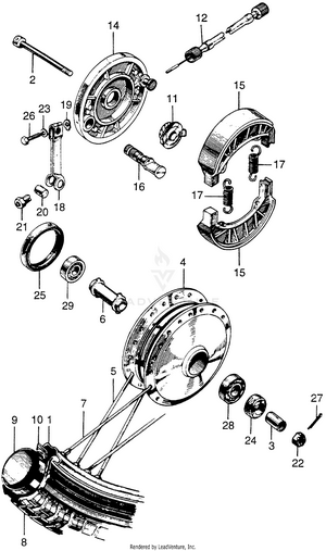 Front Wheel Schematic