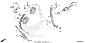 Cam Chain@tensioner Schematic