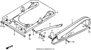 Swingarm + Chain Case Schematic