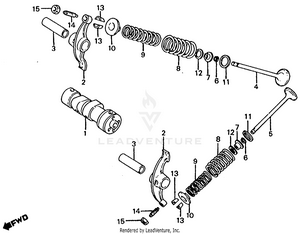 Camshaft Valve Schematic