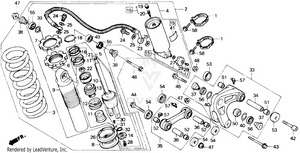 Shock Absorber 86-91 Schematic