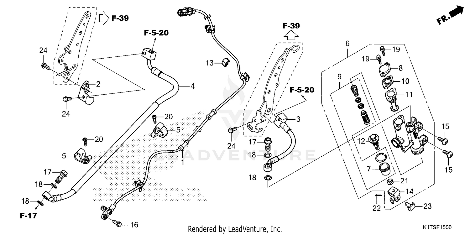 REAR BRAKE MASTER        CYLINDER