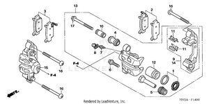 Front Caliper Schematic
