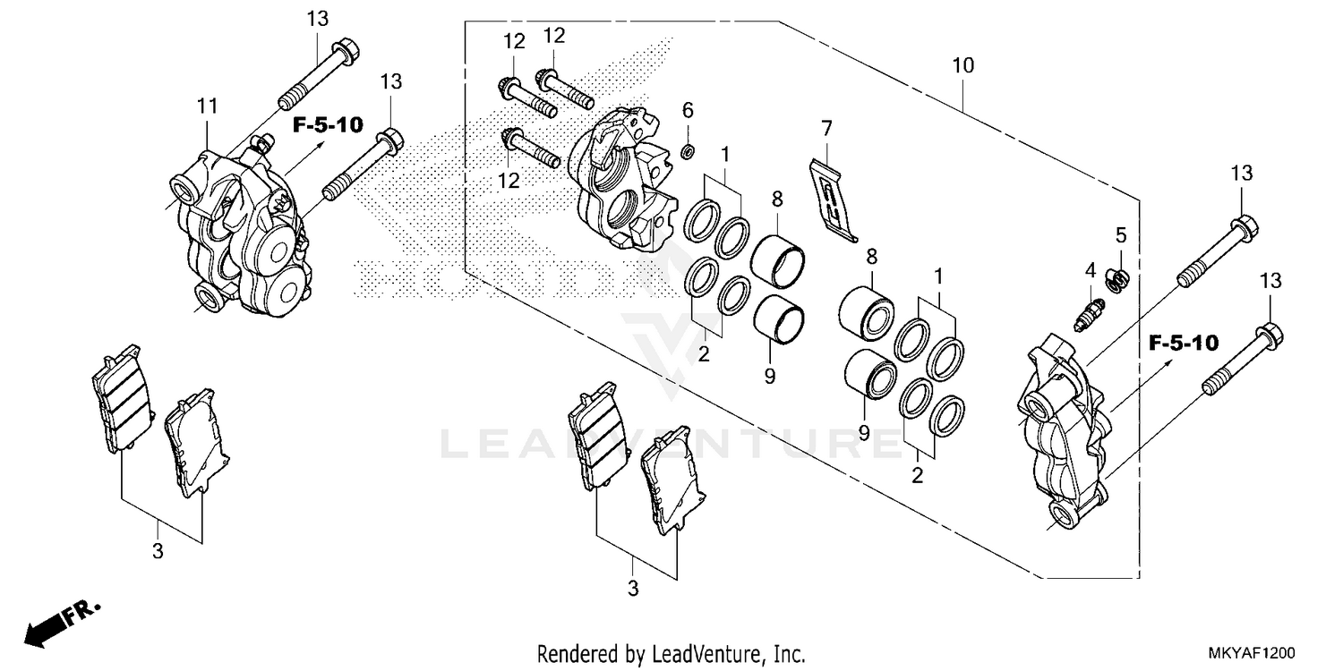 FRONT BRAKE CALIPER