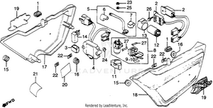 Side Cover + Spark Unit + Rectifier Schematic