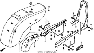 Rear Fender Schematic