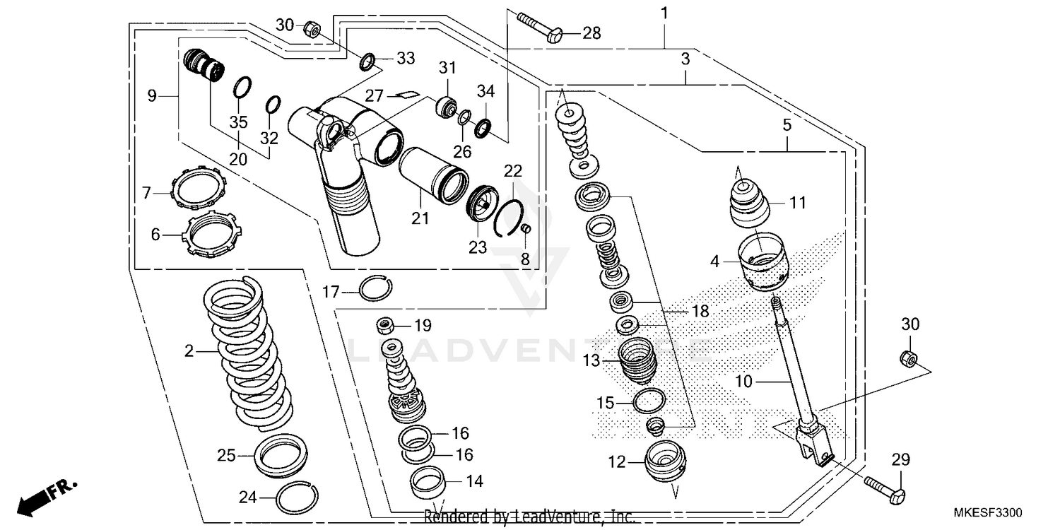 REAR SHOCK ABSORBER