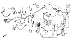 Wire Harness + Battery Schematic