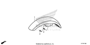 Front Fender Schematic