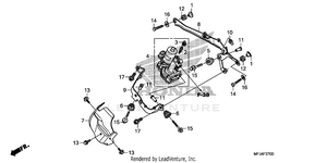 Front Power Unit         (cbr600ra) Schematic