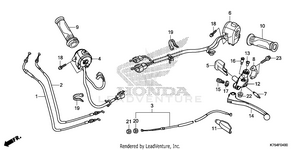 Handle Lever@switch@cable Schematic