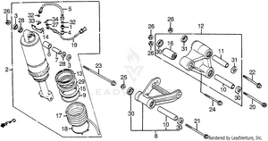 Rear Shock Absorber Schematic
