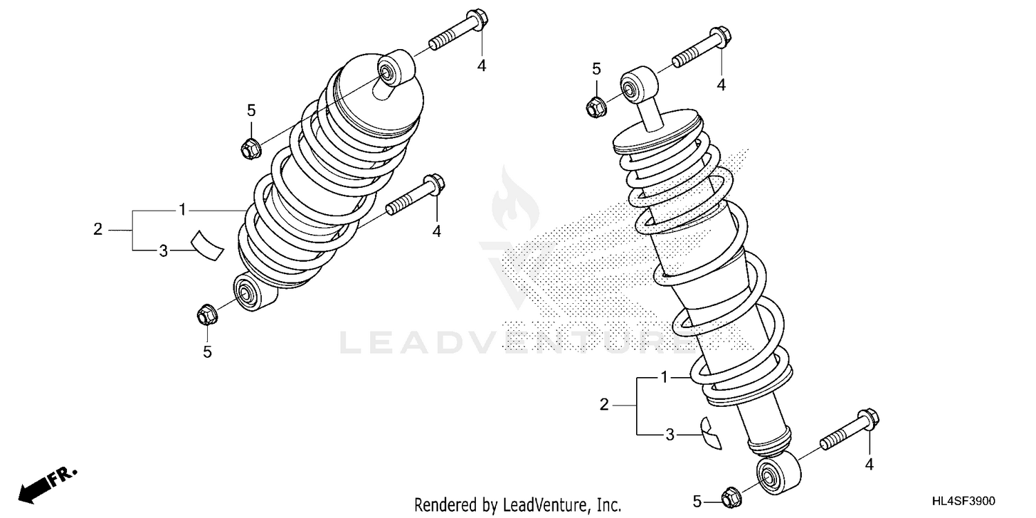 REAR SHOCK ABSORBER (1)