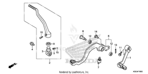 Pedal + Kick Starter Arm Schematic