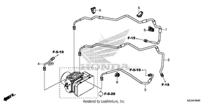 Brake Pipe Schematic