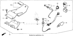 Trailer Hitch Set 91-96 Schematic