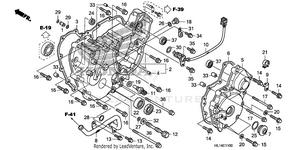 Rear Crankcase Cover Schematic