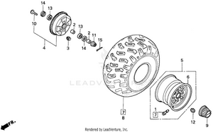 Front Wheel Schematic