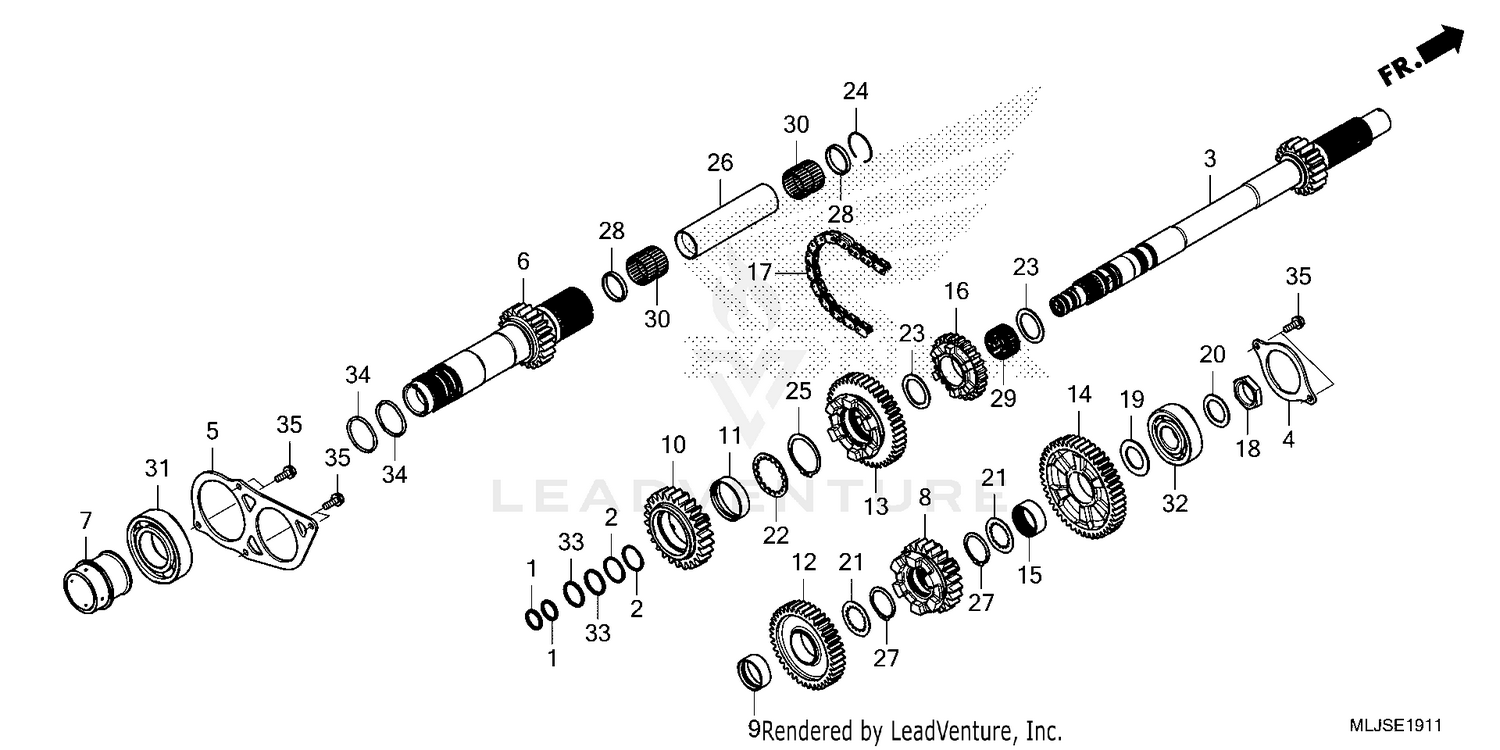 TRANSMISSION (MAINSHAFT) (DCT)