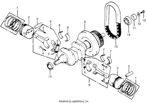 Crankshaft + Piston Schematic