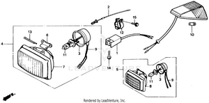 Headlight Unit Schematic