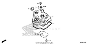 Cylinder Head Cover Schematic