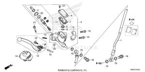 Front Brake Master       Cylinder Schematic