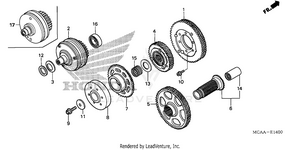 Primary Drive Gear Schematic