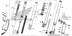 Front Fork Schematic