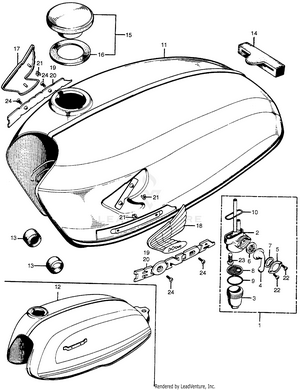 Fuel Tank + Fuel Valve Schematic